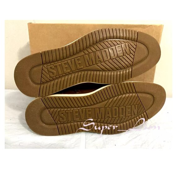 NEW Steve Madden Men's P-Jelen Leather Zip Chukka Boots - Picture 8 of 8